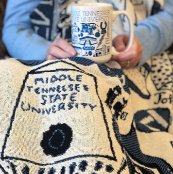 Middle Tennessee Woven Blanket and Mug